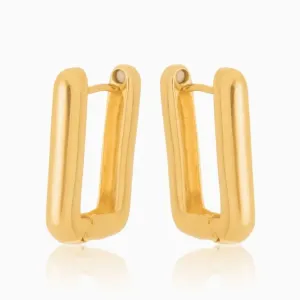Argola Bettina Retangular M