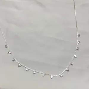 Colar Triângulo Liso & Zircônia Cristal