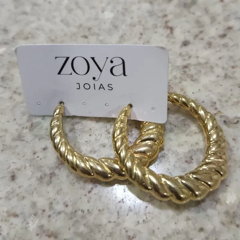 Argola Croissant Fine